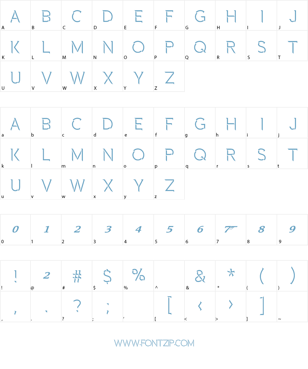 Spectre 007 Font Character